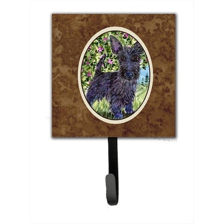 Jensendistributionservices 4.25 x 6 in. Scottish Terrier Leash Or Key Hook MI1657265